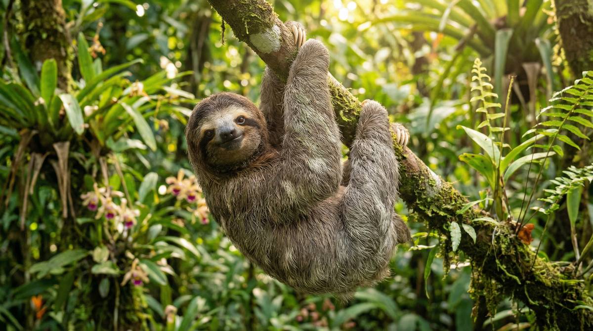 福利导航树懒视频 - 雨林中的慢生活