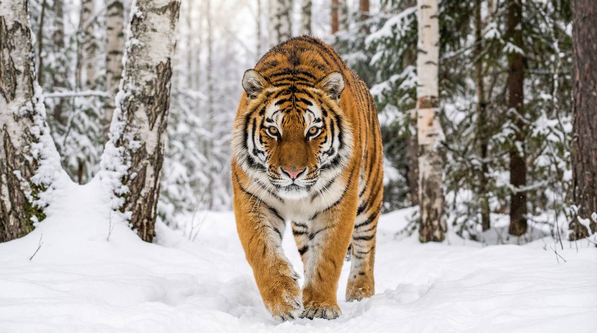 福利导航老虎视频 - 雪地猛虎